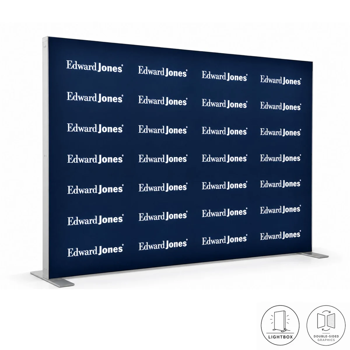 48Hr Quick Ship - Backlit LED Light Box SEG Floor Display WALL Kit, 10'W x 8'H, NO SETUP CHARGE 1