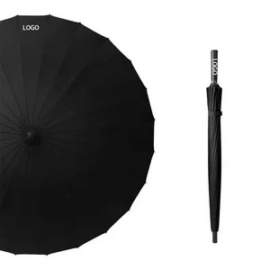 24 Bone Automatic Straight Handle Umbrella 1