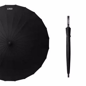 24 Bone Automatic Straight Handle Umbrella