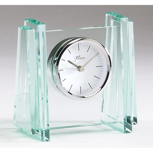 Glass With Embedded Clock 1