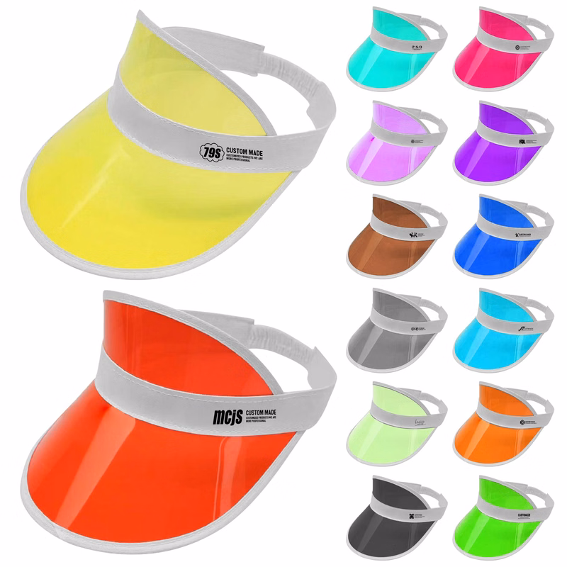 PVC Translucent Travel Hat without Crown