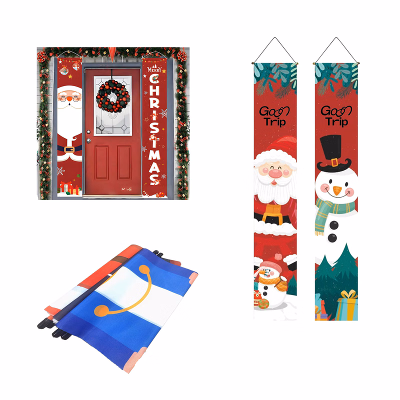 Vertical Christmas Door Banners