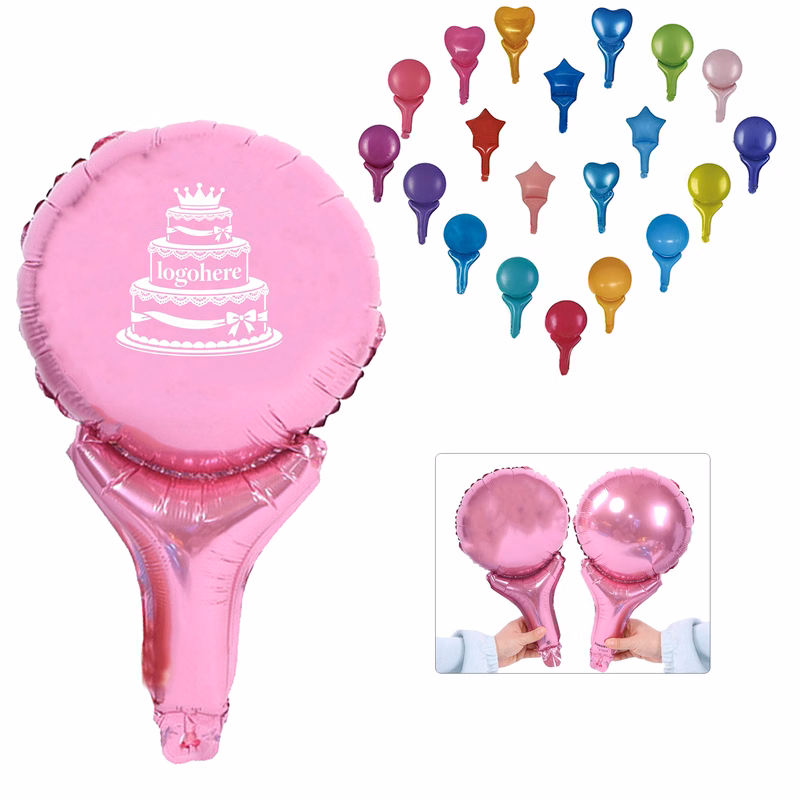 Logo Printed Foil Air Filled Handheld Sign