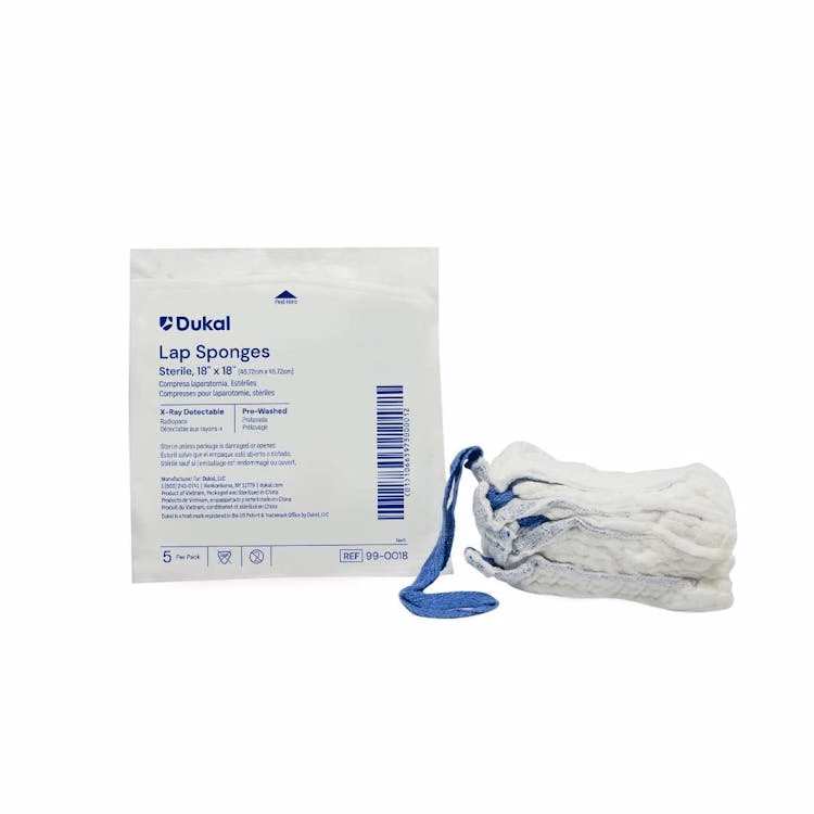 Sterile Laparotomy Sponges 18" x 18"