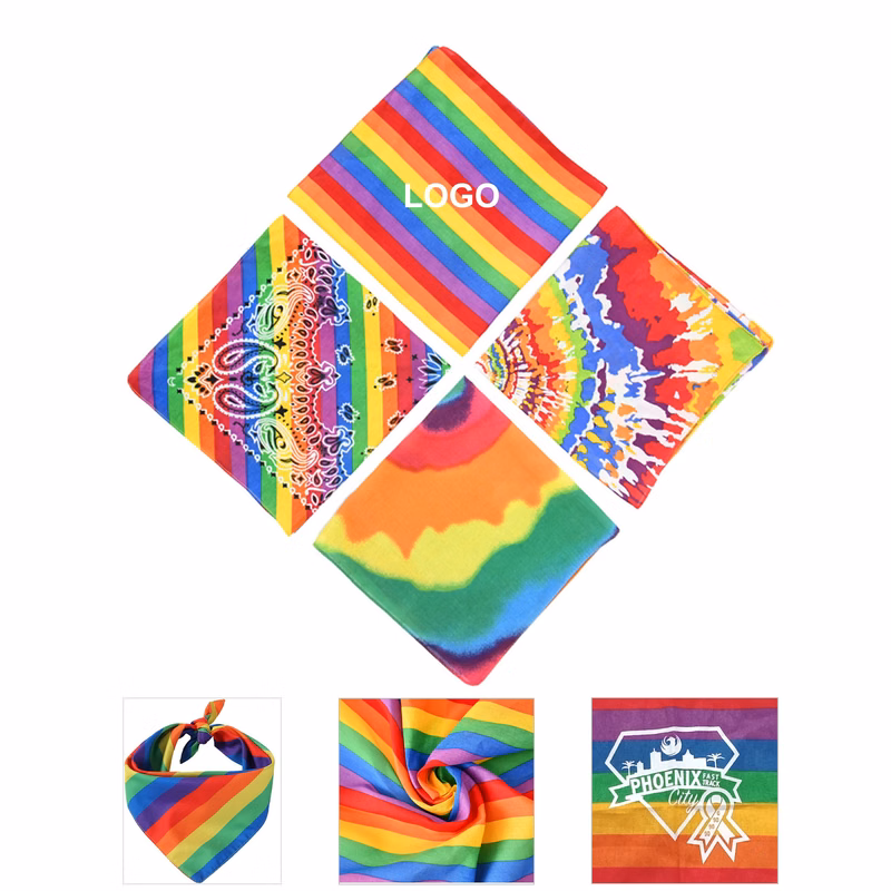 Rainbow Square Bandana (direct import)