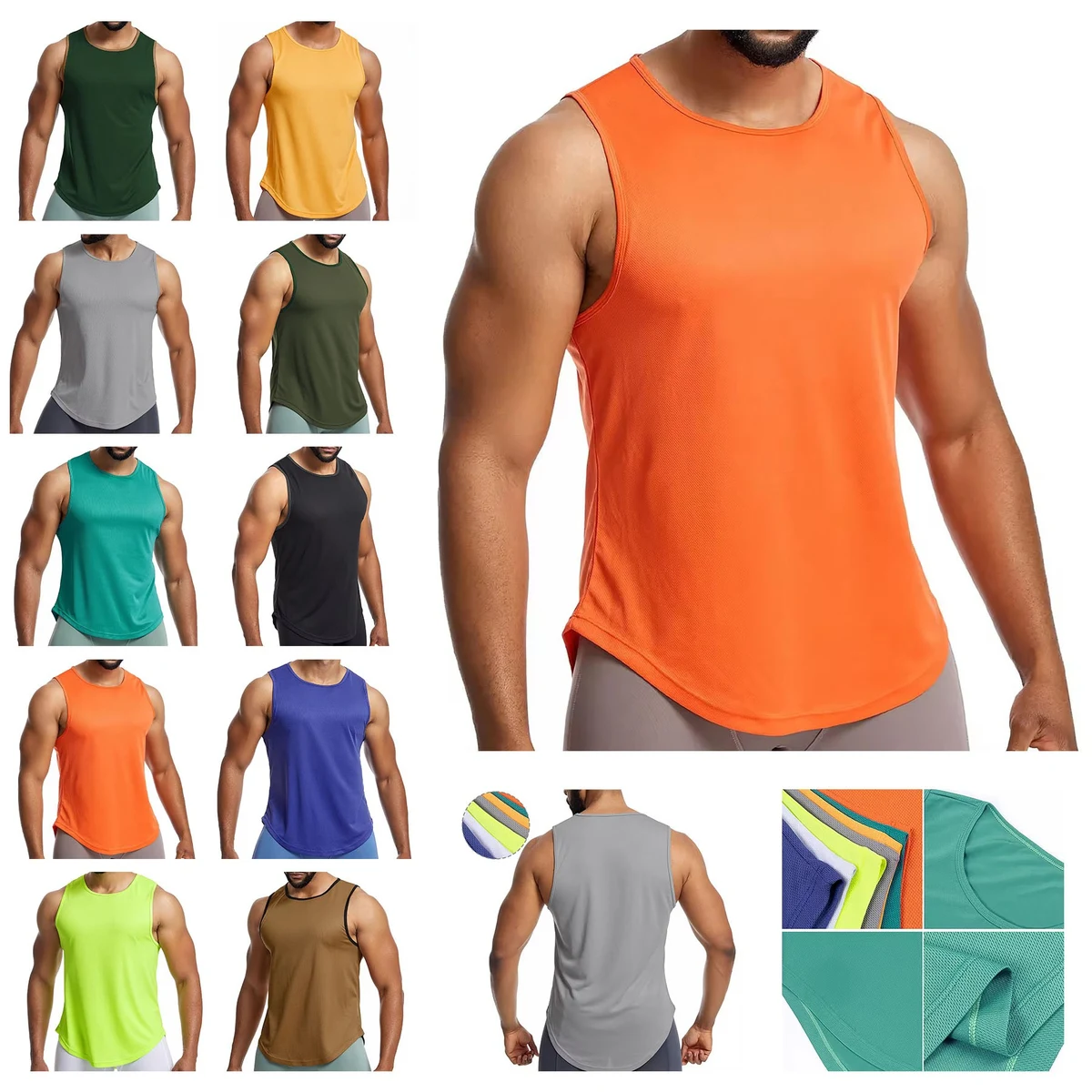 Mesh Breathable Sleeveless Vest 1