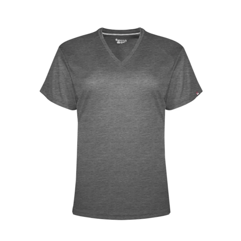 Badger Women's FitFlex Performance V-Neck T-Shirt - 1002 1