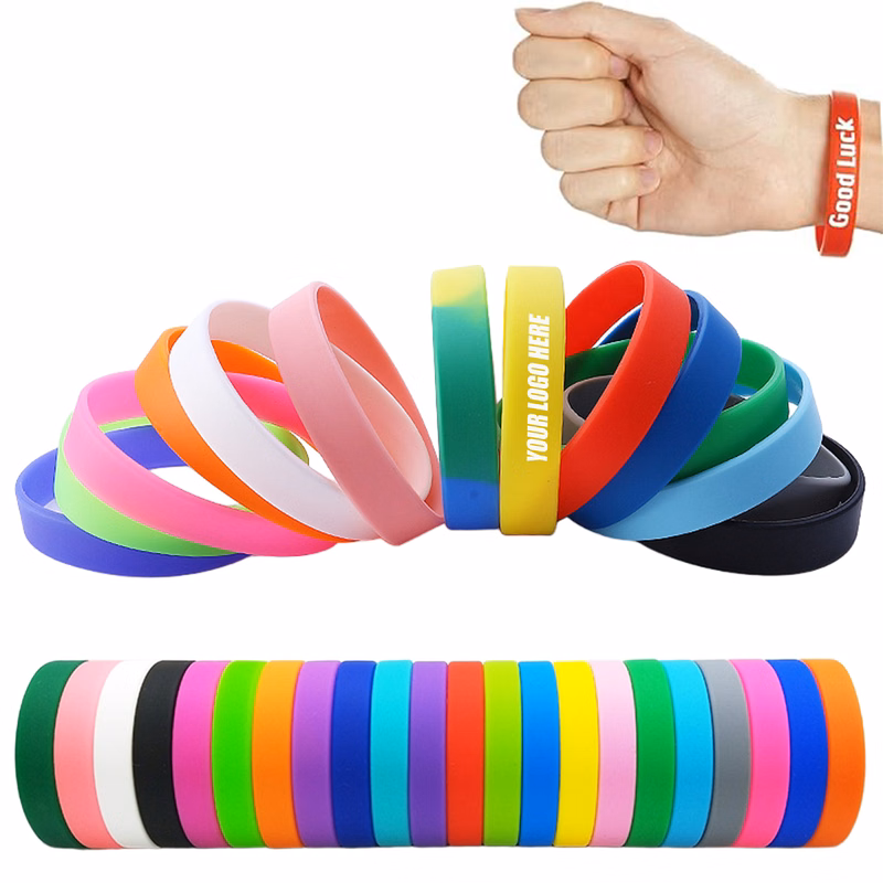 Custom Printed Sports Silicone Bracelet Wristband