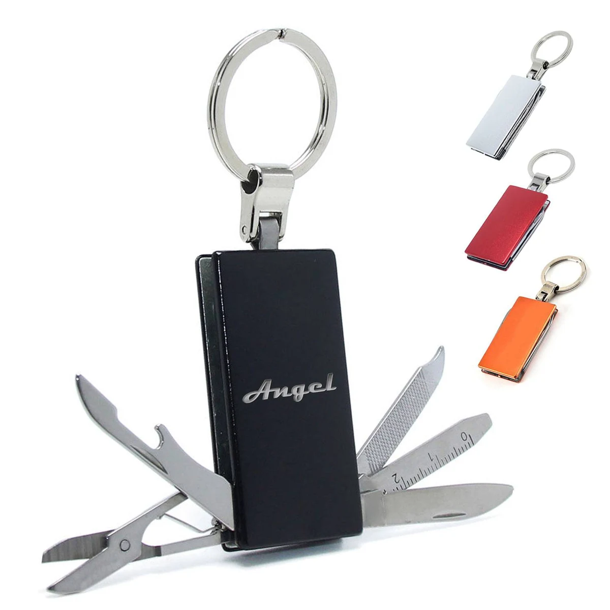 Mini Stainless Steel Folding Multi Tool Keychain 1