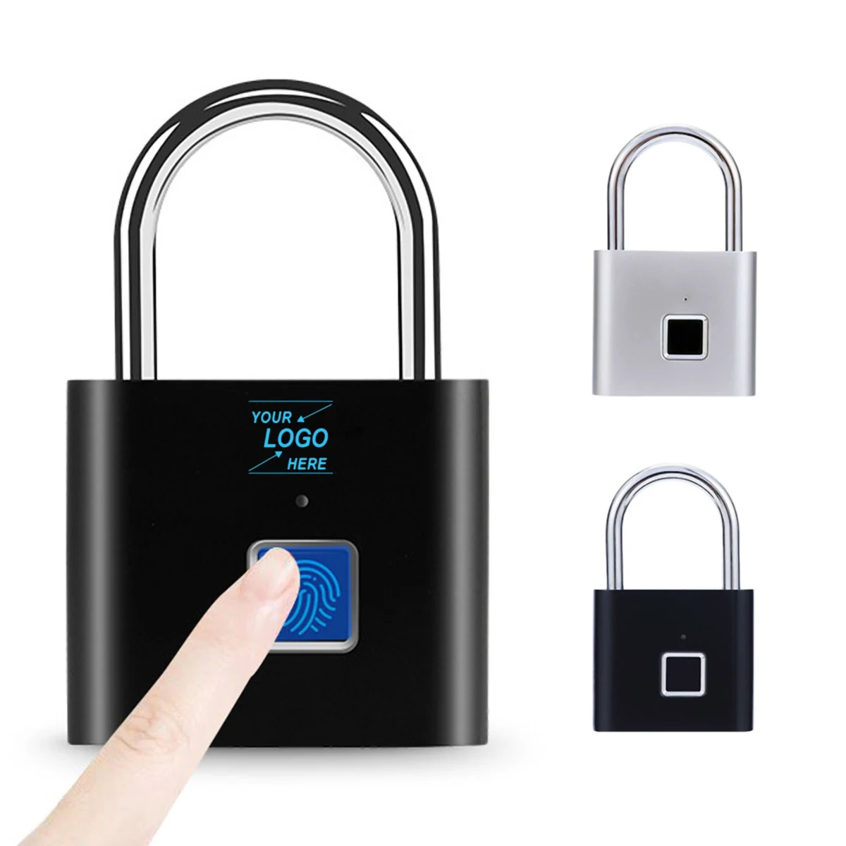 Rechargeable Waterproof Biometrics Padlock 1