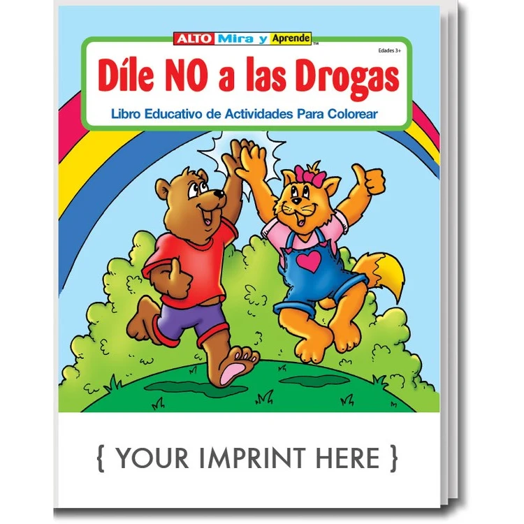 COLORING BOOK - Say No to Drugs (Spanish) Coloring and Activity Book 1