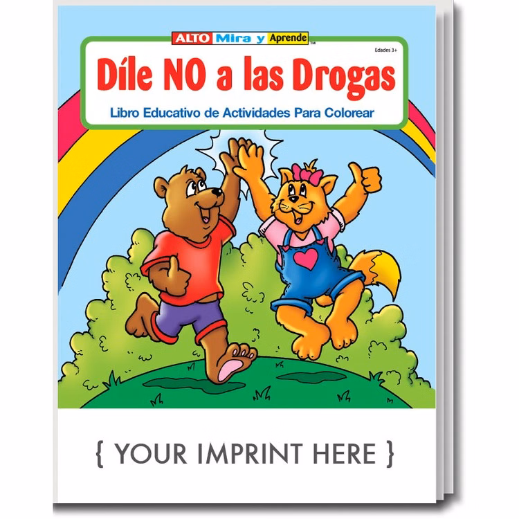 COLORING BOOK - Say No to Drugs (Spanish) Coloring and Activity Book