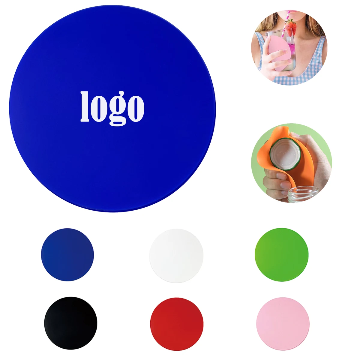 Reusable Non-Slip Round Jar Opener Coaster MOQ50 1