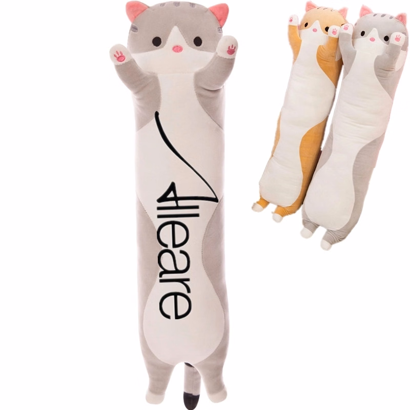 Cat Plush Long Pillow