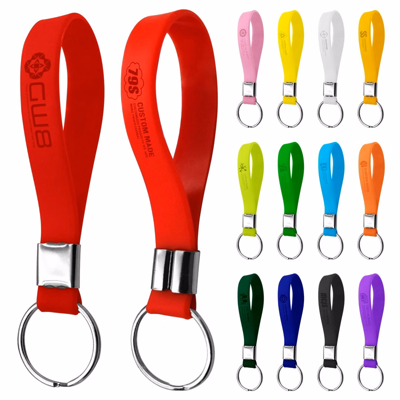 Silicone Wristband Keychain