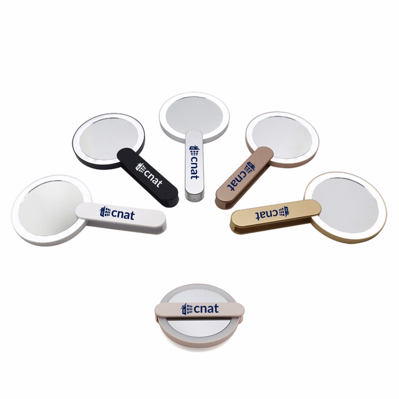 LED Hand Hold Portable Cosmetic Mirror