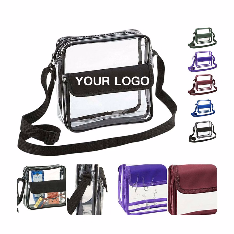 Crossbody Makeup Bag with Waterproof PVC