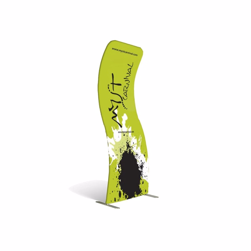 S-Shaped Tension Fabric Banner Stand