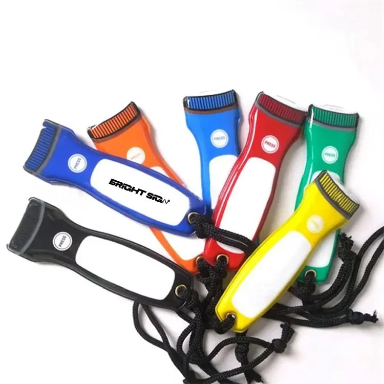 Flat Magnetic PVC Torch Flashlight Keychain 1