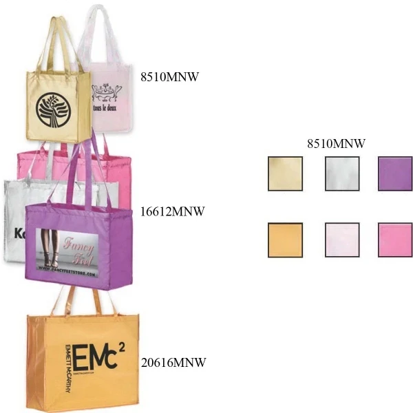 Domestic Bags, Metallic Non-Woven, Embossed Gloss 1