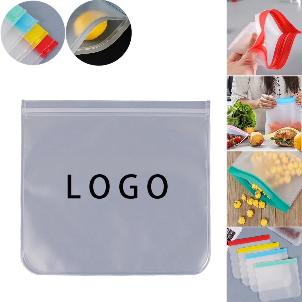 Reusable Food Storage Bags Ziplock 1