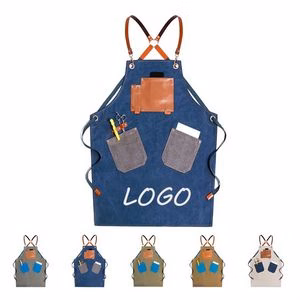 Canvas Adjustable Work Apron with Pockets