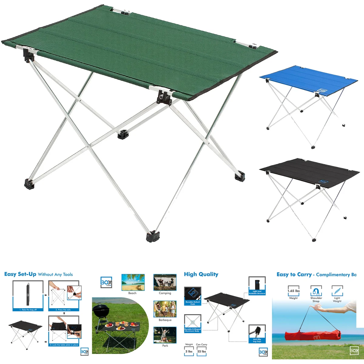 Fabric Small Folding Table 1