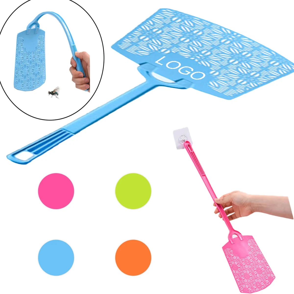 Spot Fly Plastic Flower Swatter 1