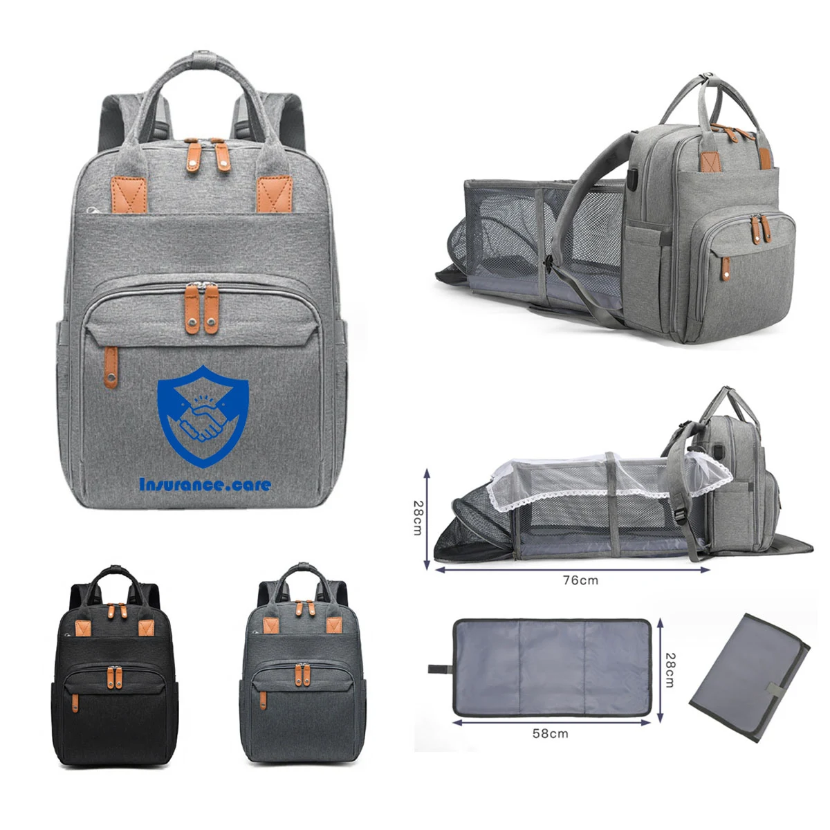 Baby Travel Diaper Bag Backpack 1