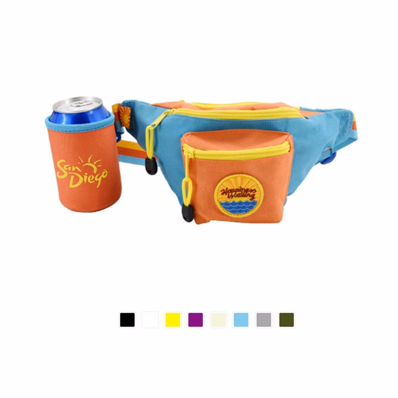 Sports Waist Bag w/Bottle Cooler