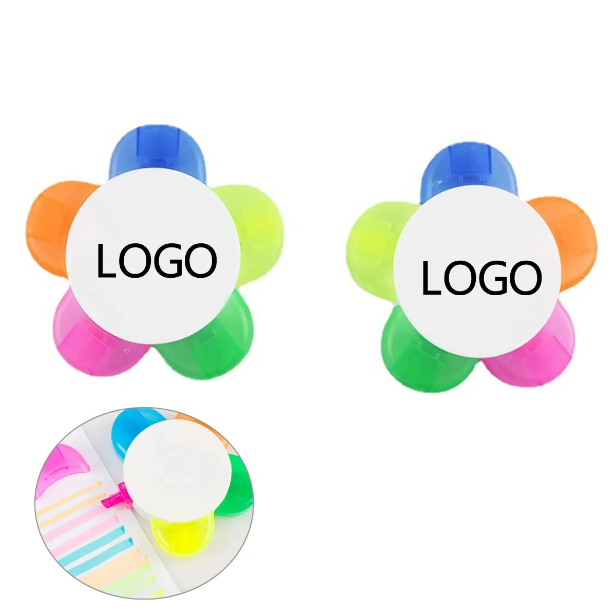 5-Petal Flower Shaped Highlighter 1