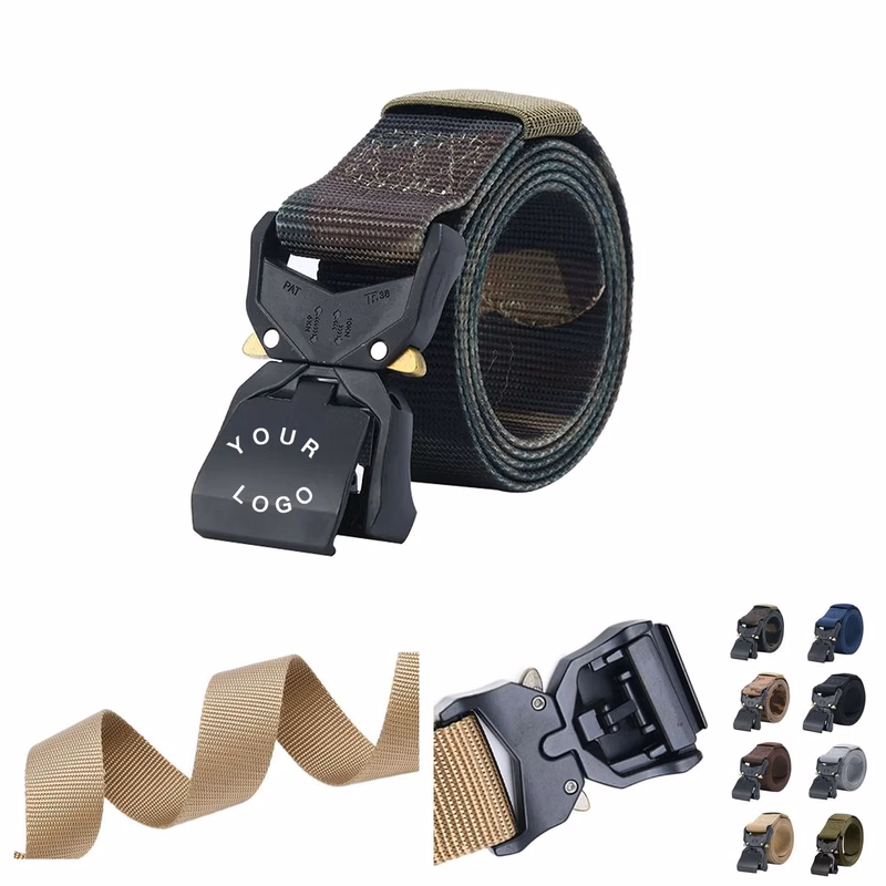 Heavy Duty Nylon Tactical Belt For Outdoor Use