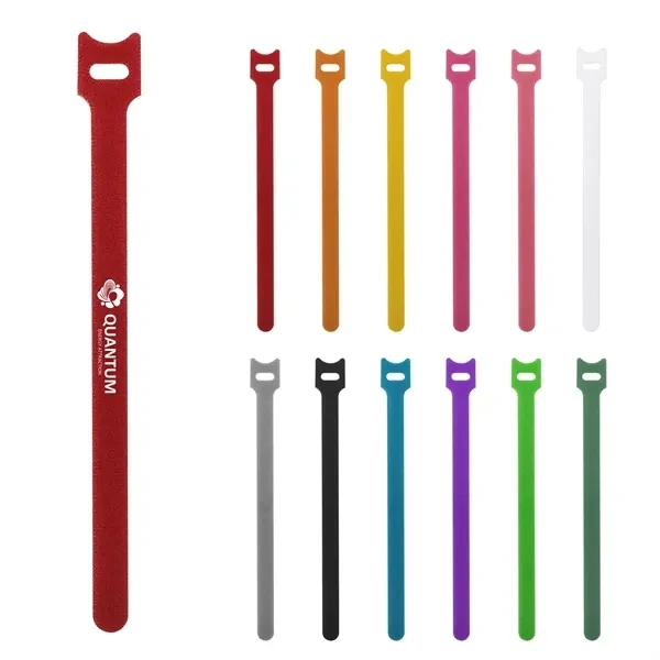 Custom 8 inch Nylon Cable Tie Organizer — Reusable Cord Management Solution 1