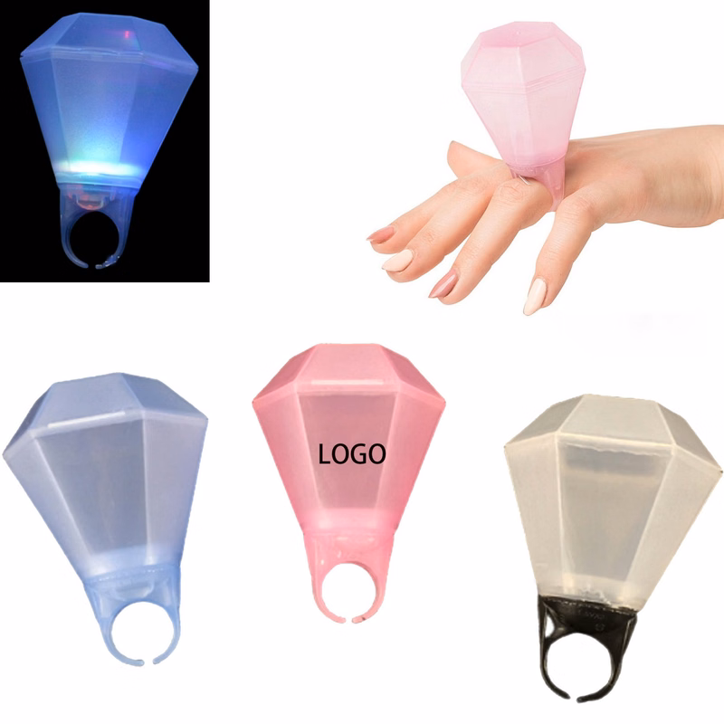 Party Imitation Diamond Plastic Glisten Cup Ring