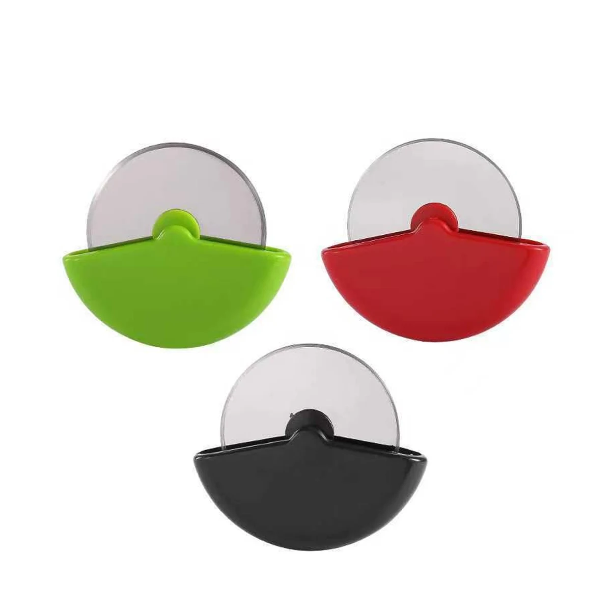 Round Roller With Cover Pizza Cutter 1