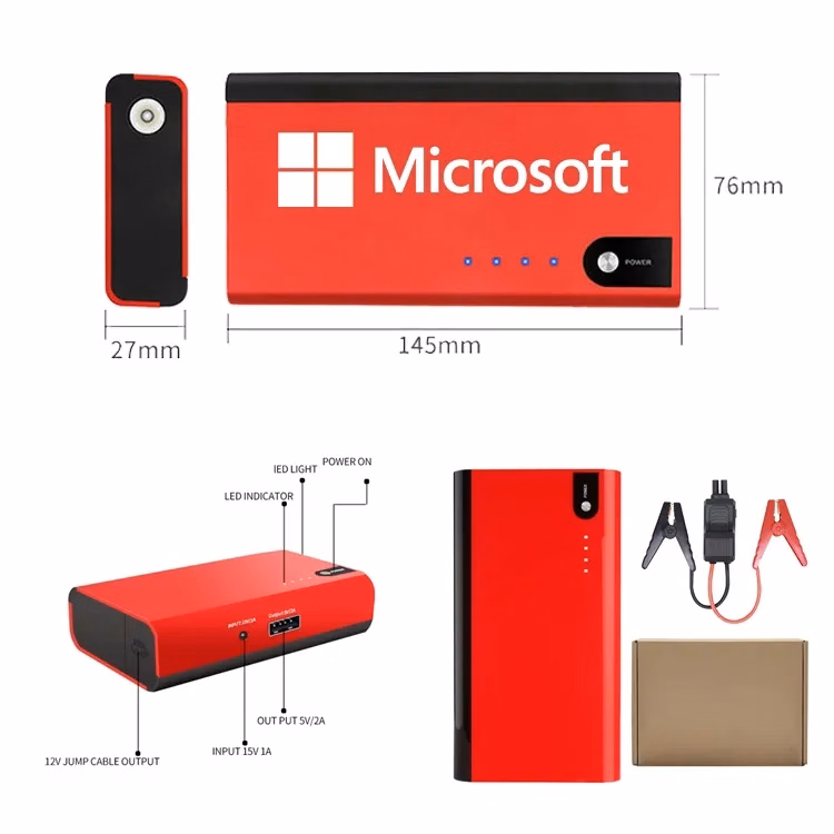 12V 12000mAh Multi-function Portable Car Jump Starter