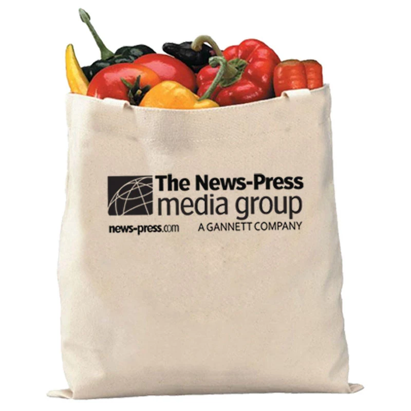 Promotional Tote Bag - Natural Beige, custom tote bag with logo imprint 1