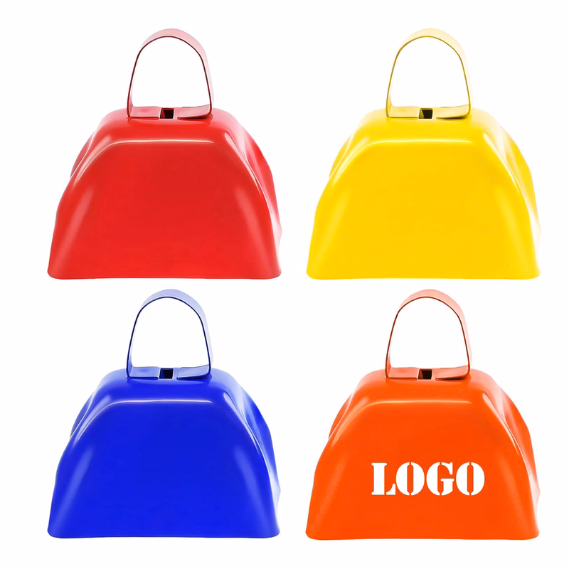 Full Color Imprint 3" Metal Cowbell