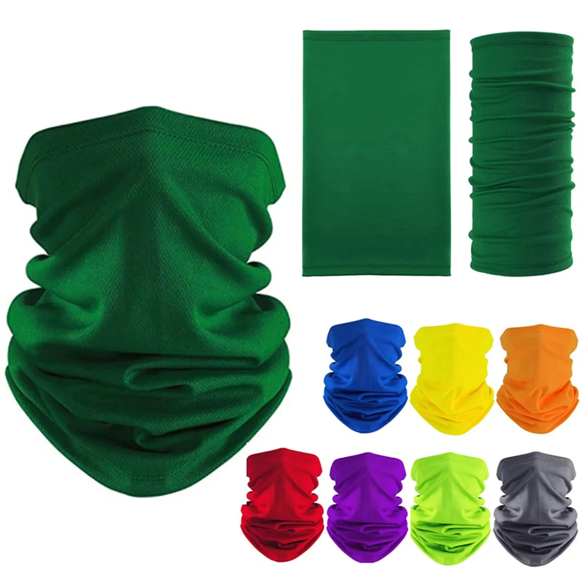 Quickly Dry Cooling Mesh Hemmed Neck Gaiter Mask 1