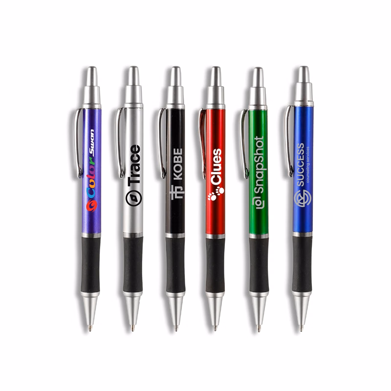 Sleeker Click Pen - Silver Accents