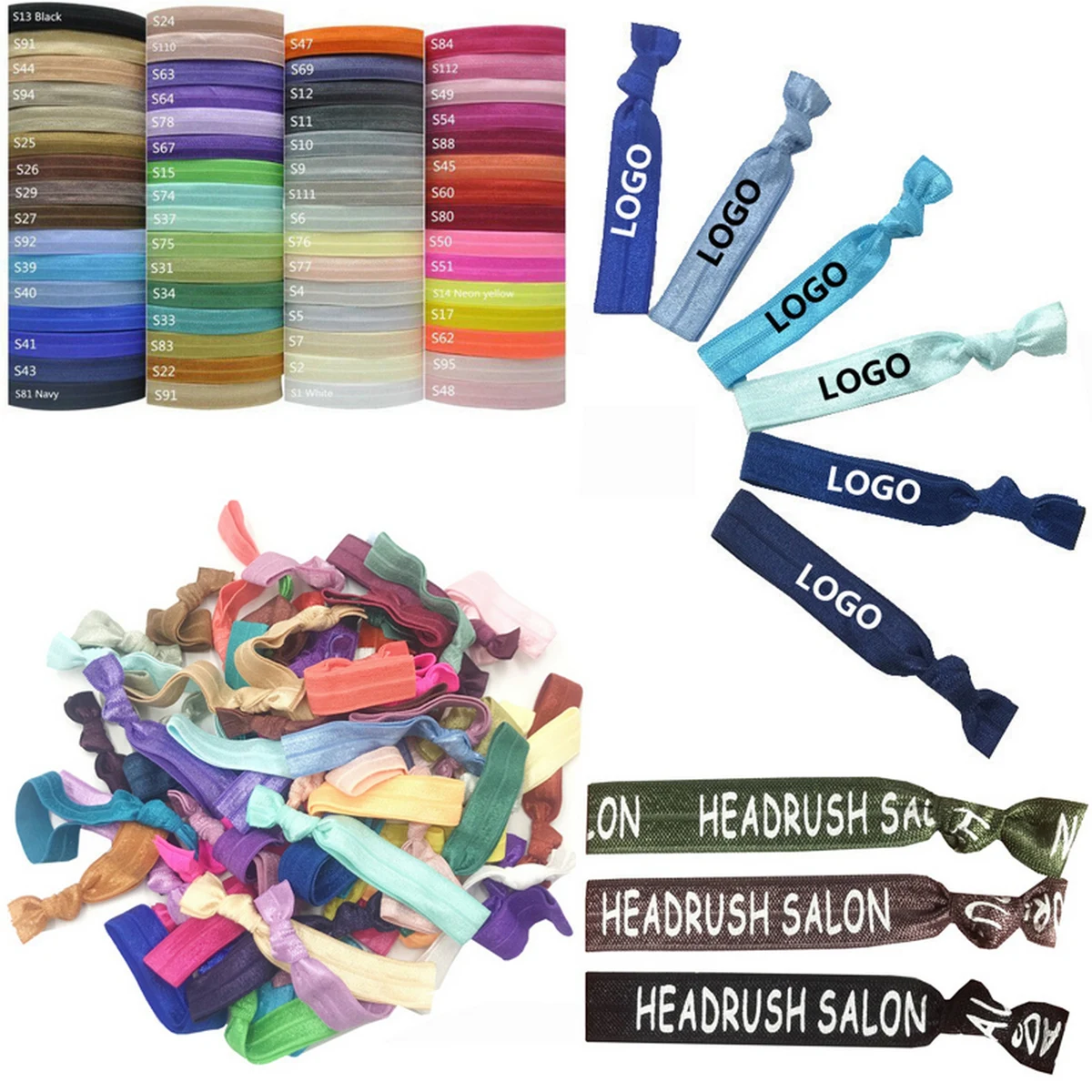 Colorful Stretch Headband Wristband 1