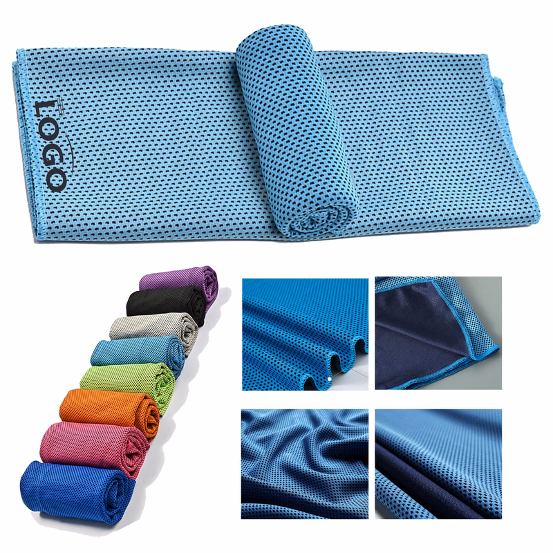 39.4"x 11.8" Custom Quick Dry Cooling Ice Towel