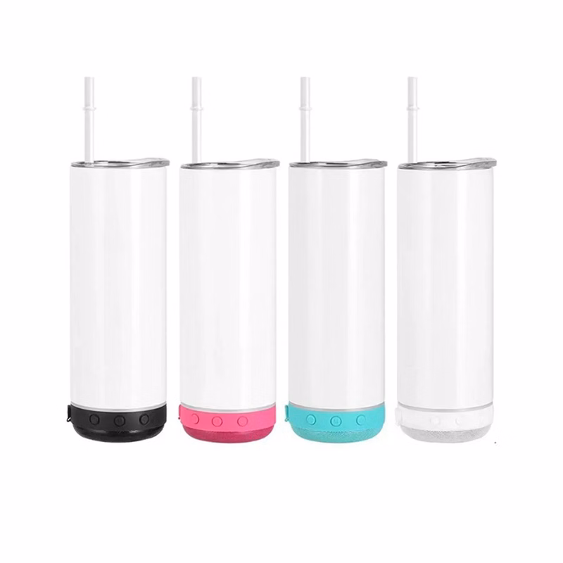 20 Oz. Sublimation Vacuum Straight Mug with Wireless Speaker