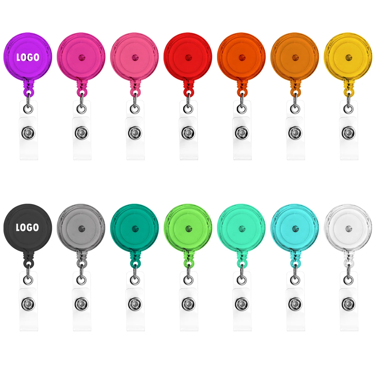 Candy Color Retractable Badge Reel 1