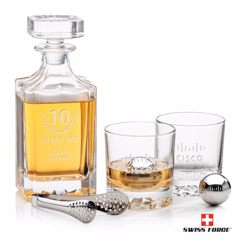 Cassidy Decanter Set & Ice Balls