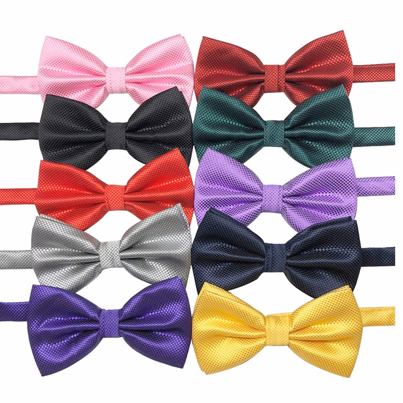 Polyester Silk Pre-tied Adult Bow Tie