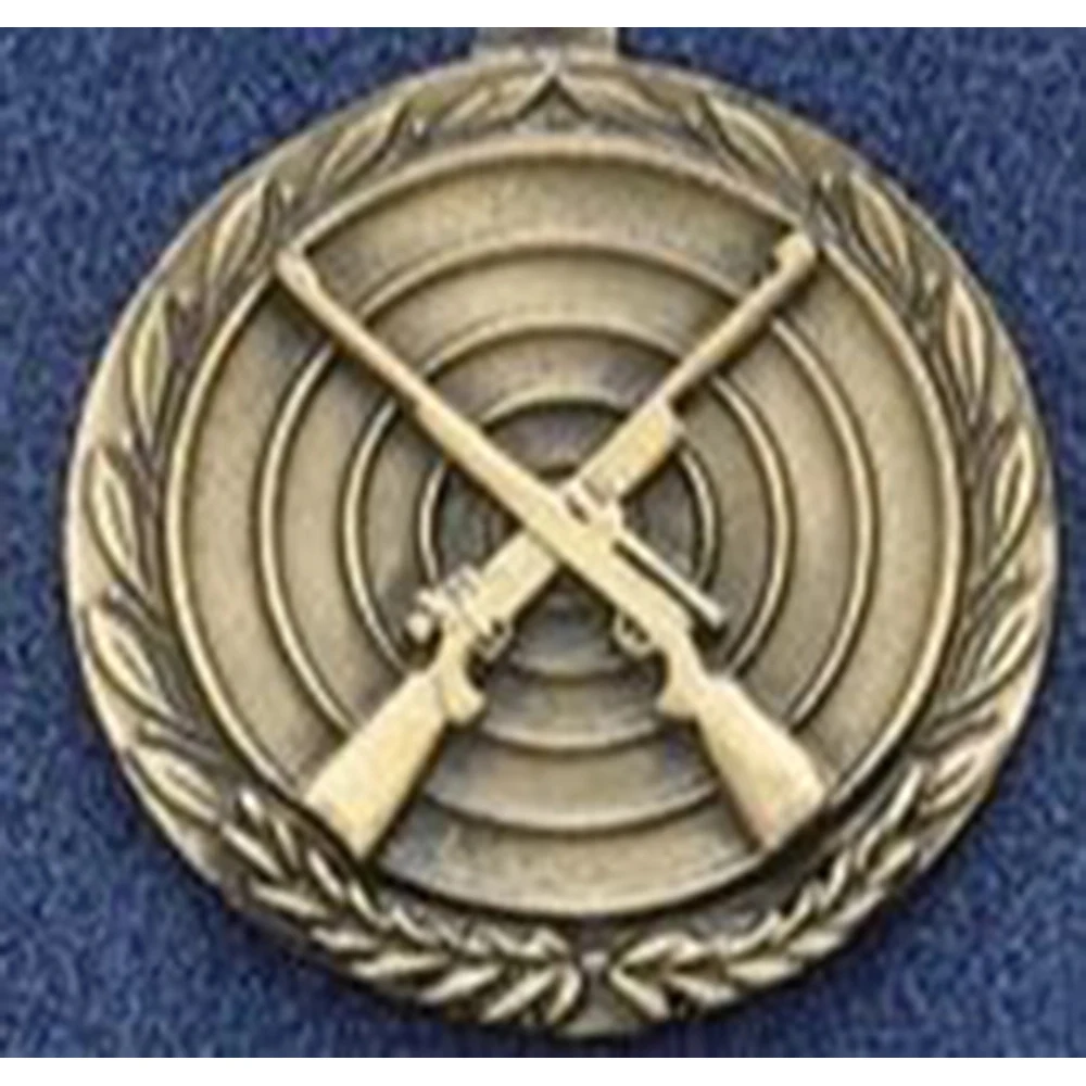 2.5" Stock Cast Medallion (Rifles Crossed) 1