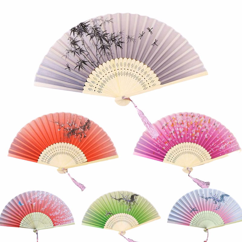 Classical Folding Bamboo Fan