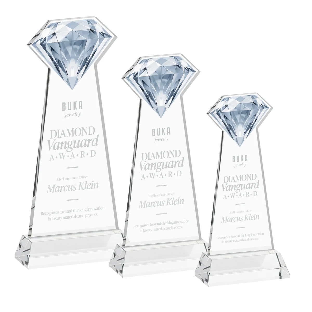 Gemstone Award on Hartford Base - Clear 1