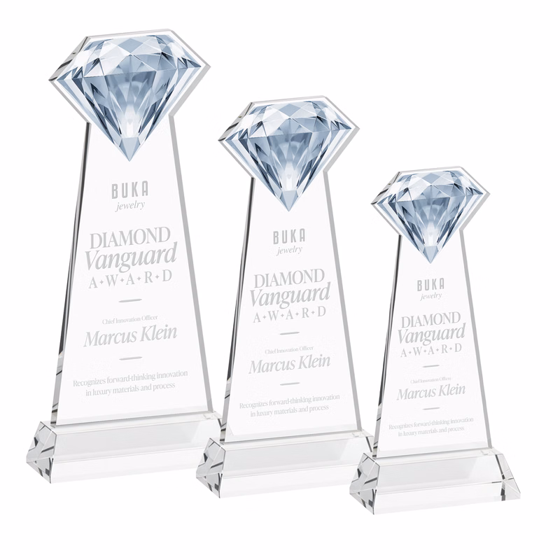 Gemstone Award on Hartford Base - Clear